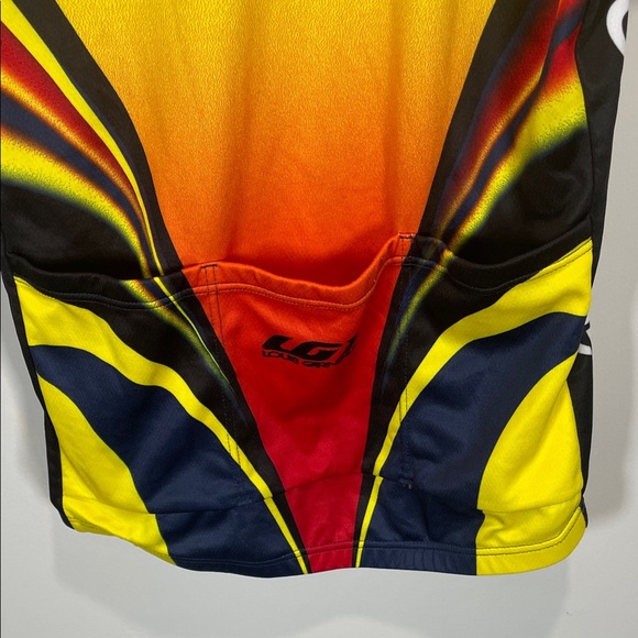 Louis Garneau Men's Cycling Jersey - Yellow and Black - Picture 8 of 8